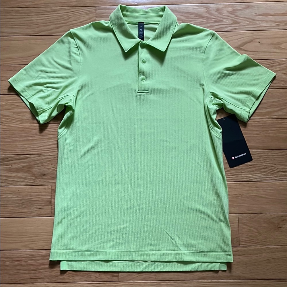 Lululemon Snap Front Performance Polo SS *Neo Mint